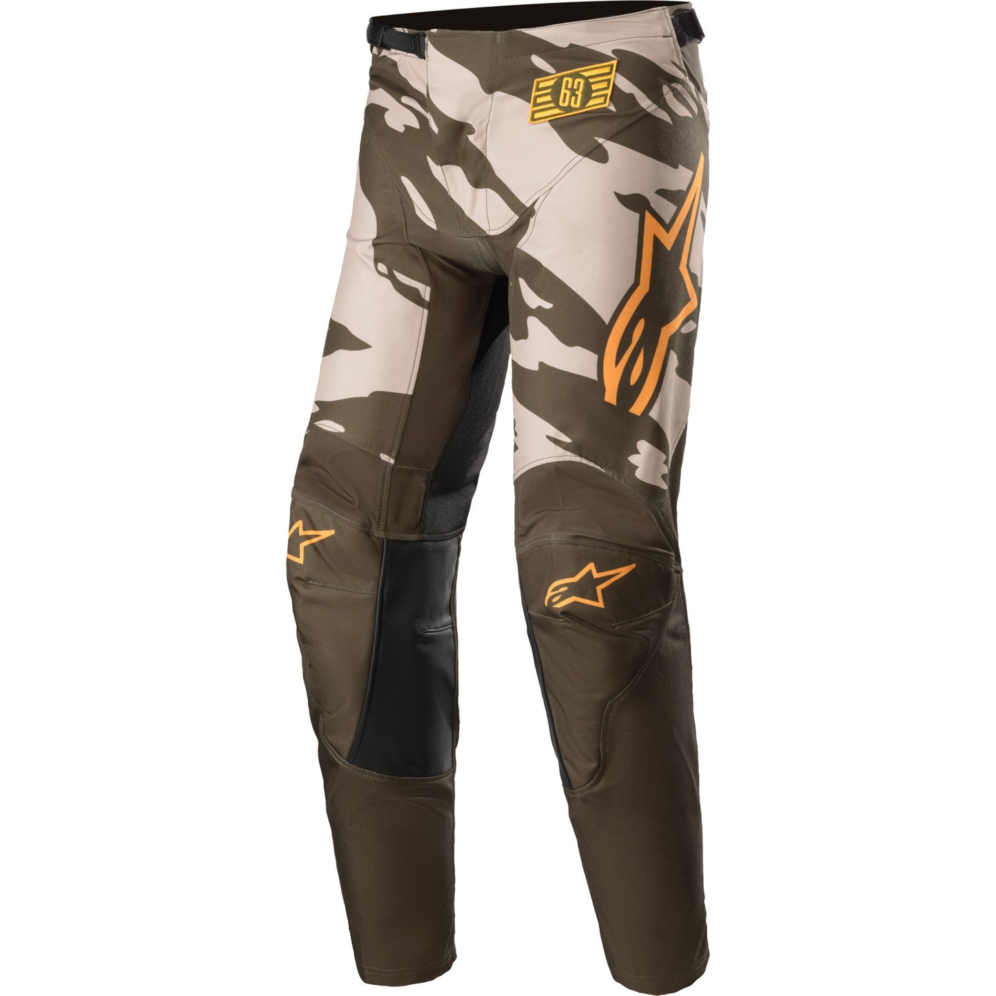 Racer Tactical Pants, Military/Sand Camo/Tangerine