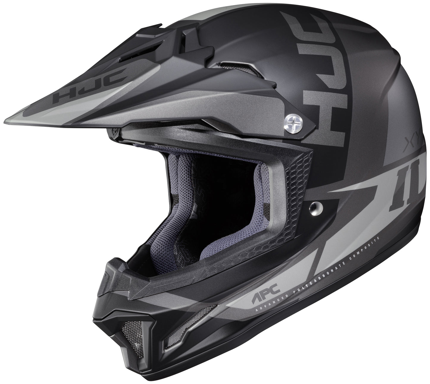 HJC CL-XYII Creed Off Road Helmet - Semi Flate Black - Youth Large