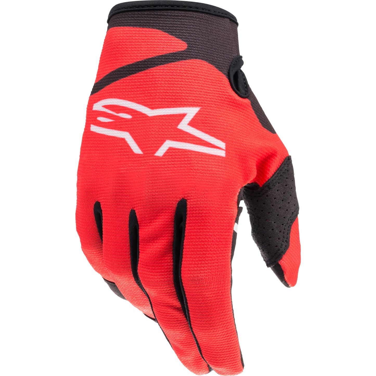 Youth Radar Gloves, Bright Red/Black