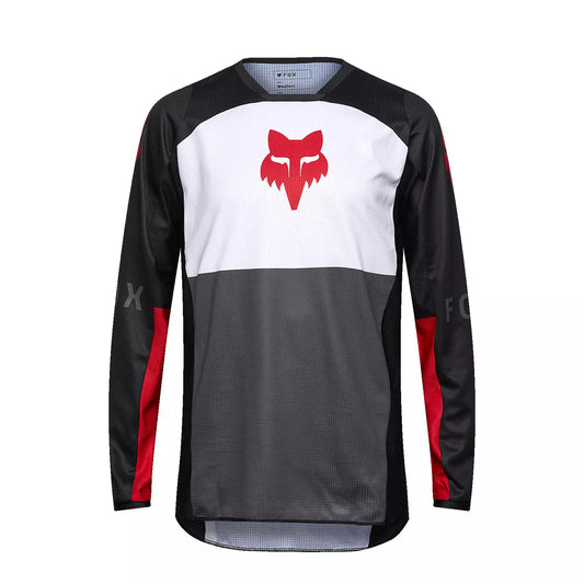 180 Flow Jersey, White/Red