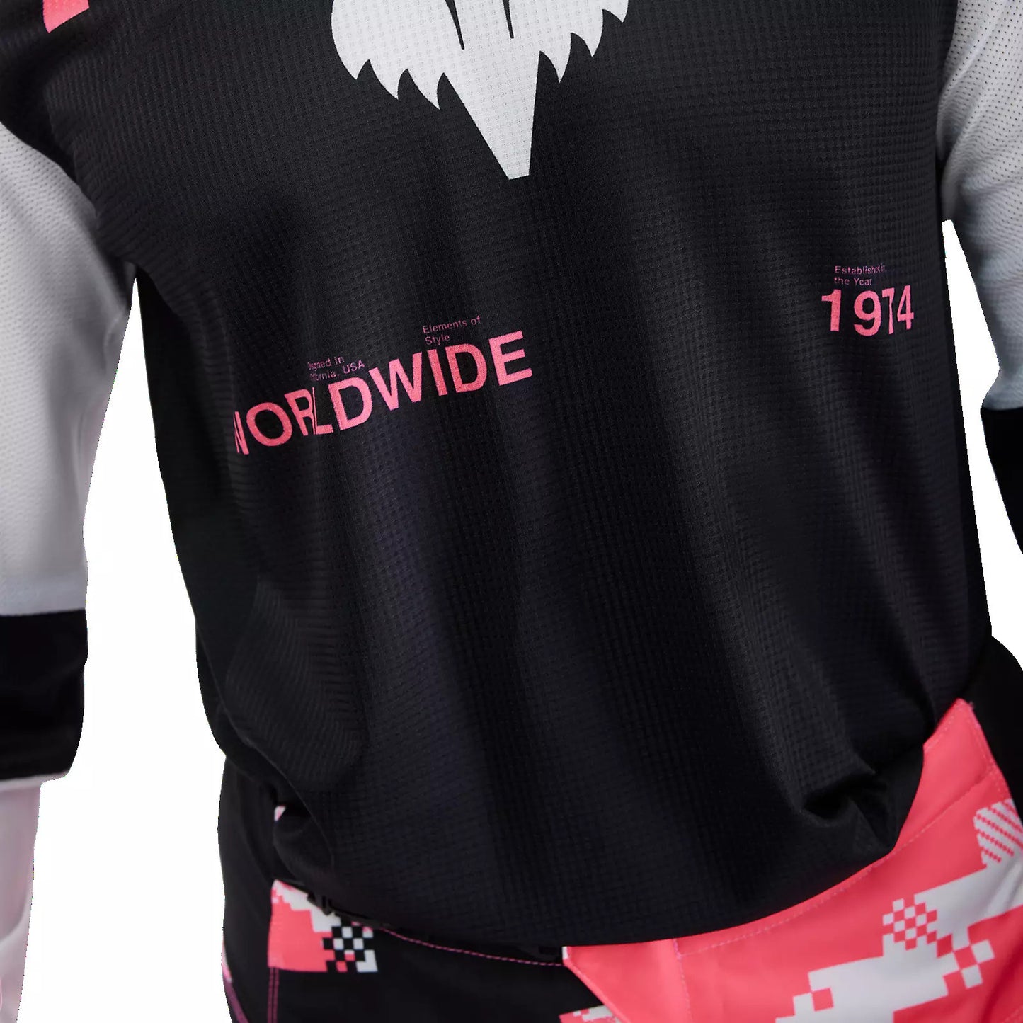 180 Digi Image Jersey, Black/Pink