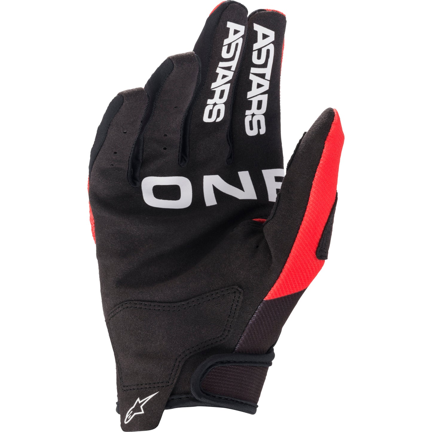 Youth Radar Gloves, Bright Red/Black