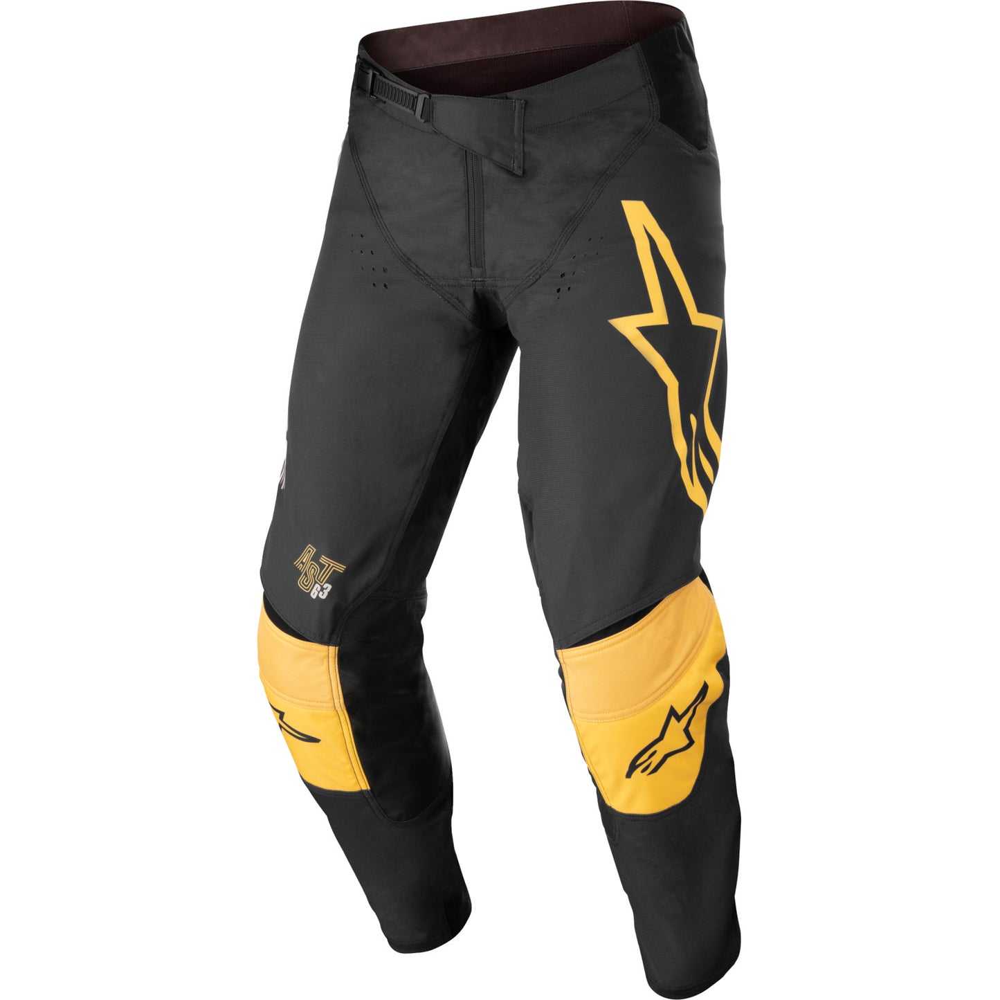 Techstar Quadro Pants, Black/Yellow/Tangerine