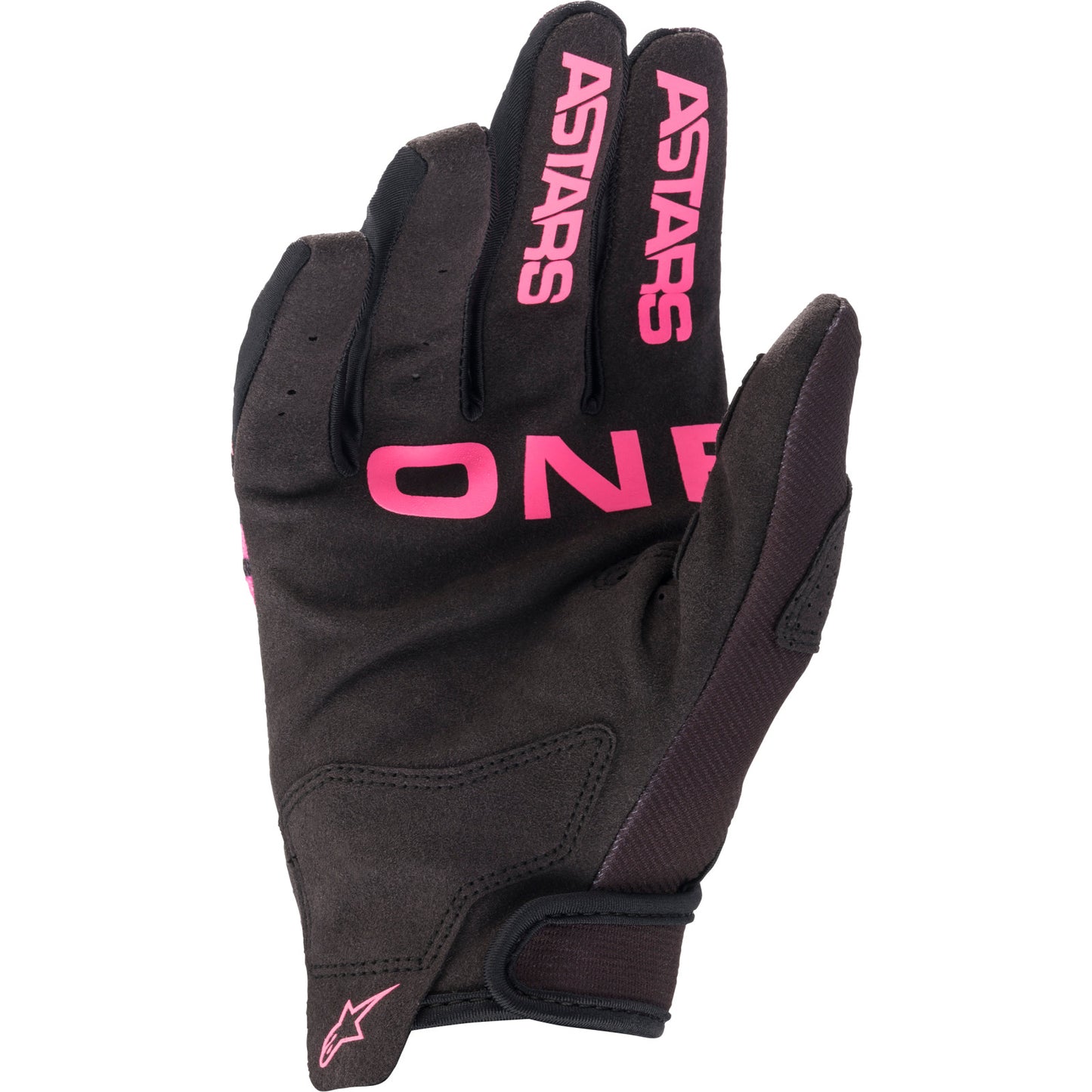 Youth Radar Gloves, Black/Neon Green/Fluorescent Pink