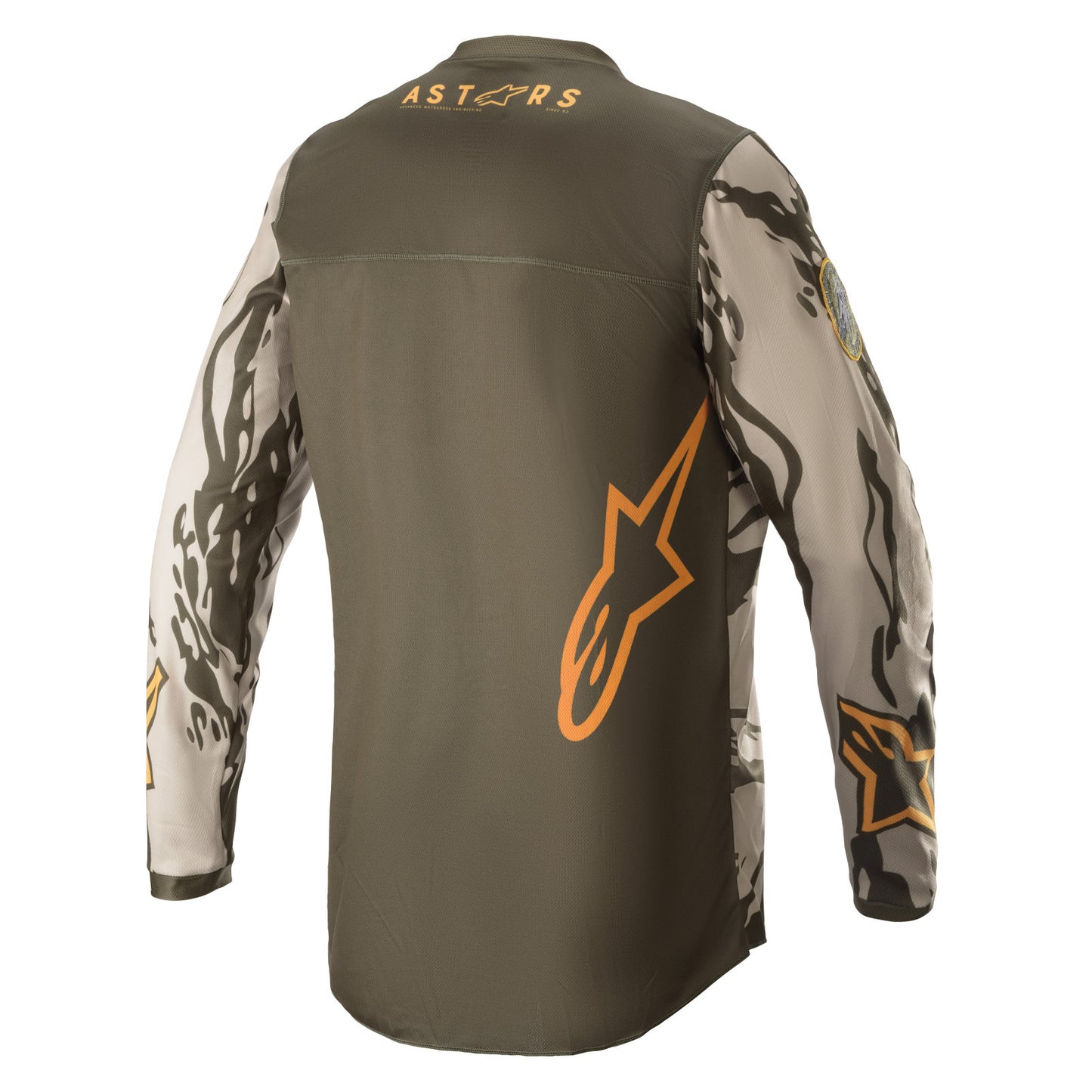 Youth Racer Tactical Jersey, Military/Sand Camo/Tangerine